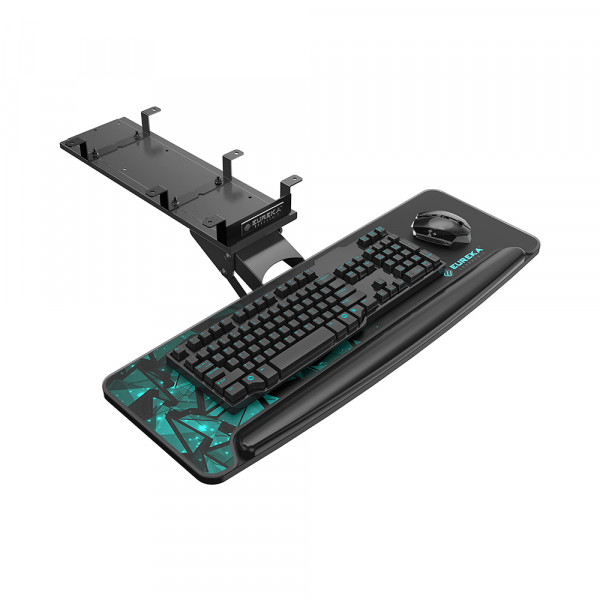 Eureka Ergonomic Under Desk Keyboard and Mouse Tray, Black